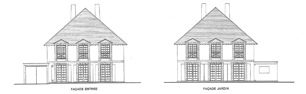 Schéma modèle de maison SAINT-GERMAIN